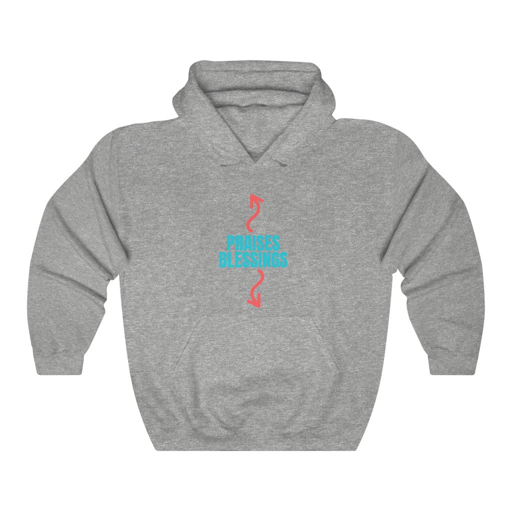 PRAISES & BLESSINGS Unisex Heavy Blend™ Hooded Sweatshirt